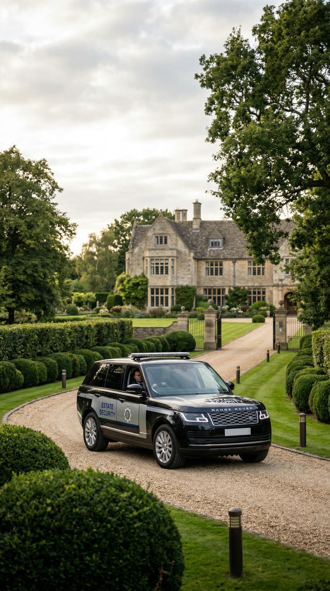 GuardPro Marked Vehicle on Estate Patrol